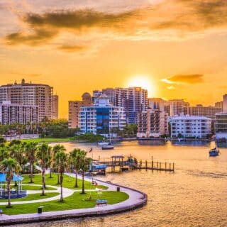 Downtown Sarasota Sunset