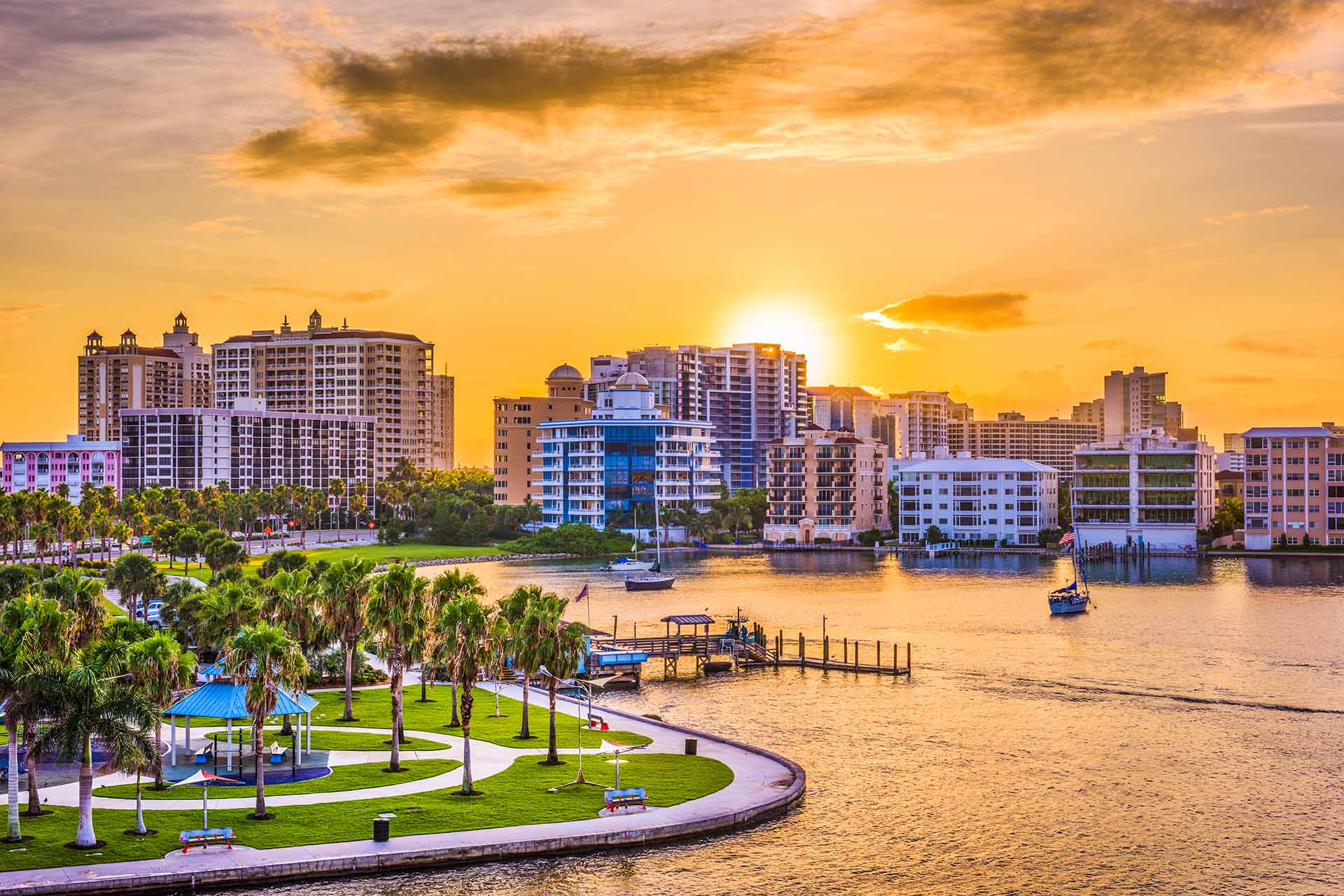 Downtown Sarasota Sunset