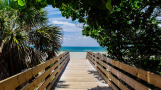 Boardwalk to Venice Florida Beach