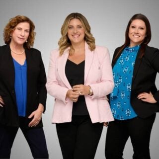 Attorneys Melinda Delpech, Libby McNary, and Maura Isaacs